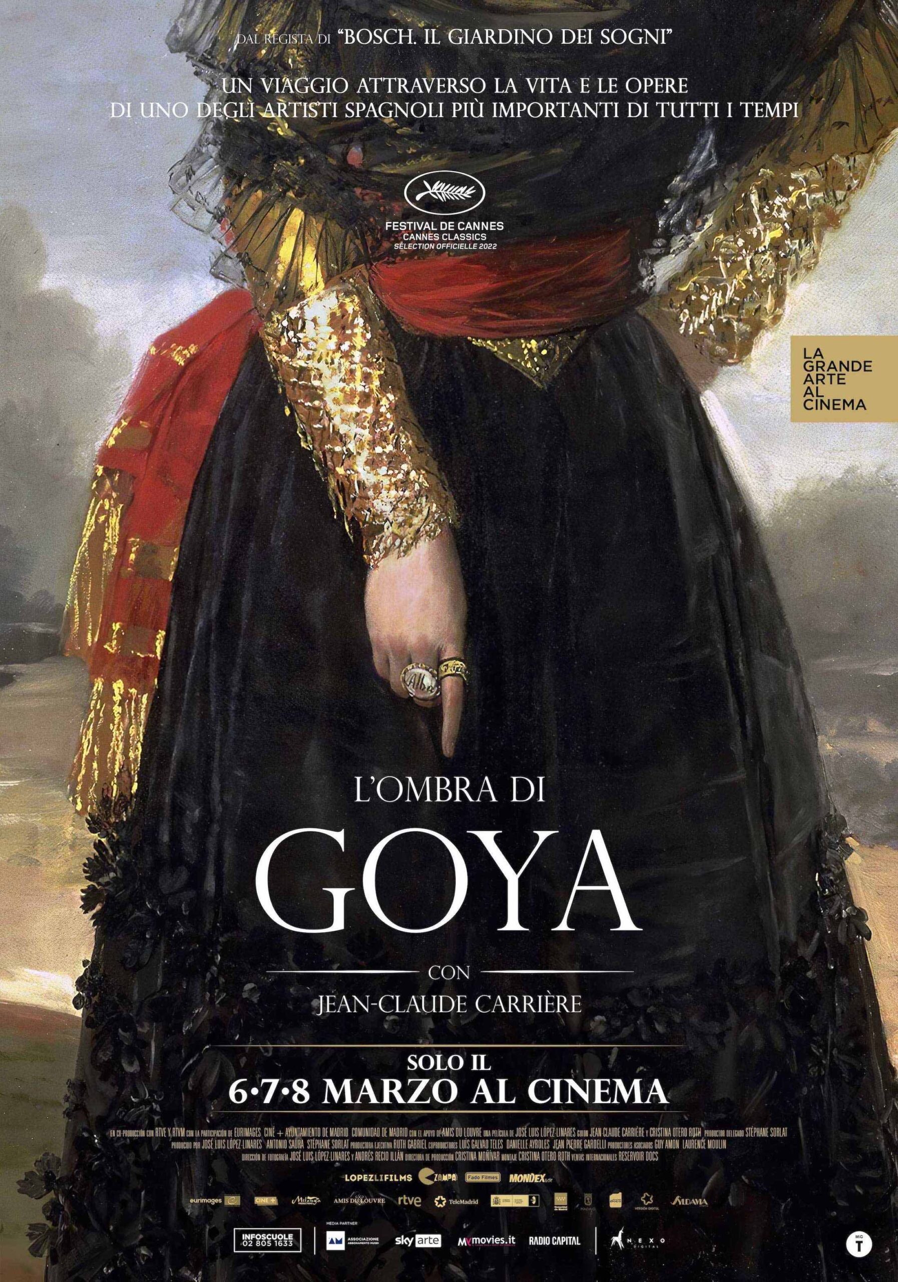 Il poster del film L'ombra di Goya