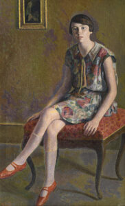 GINO GALLI Ritratto di Gigliola Galli, 1922-23 olio su tela, cm 178 x 79 Collezione privata, Roma Foto Giorgio Benni
