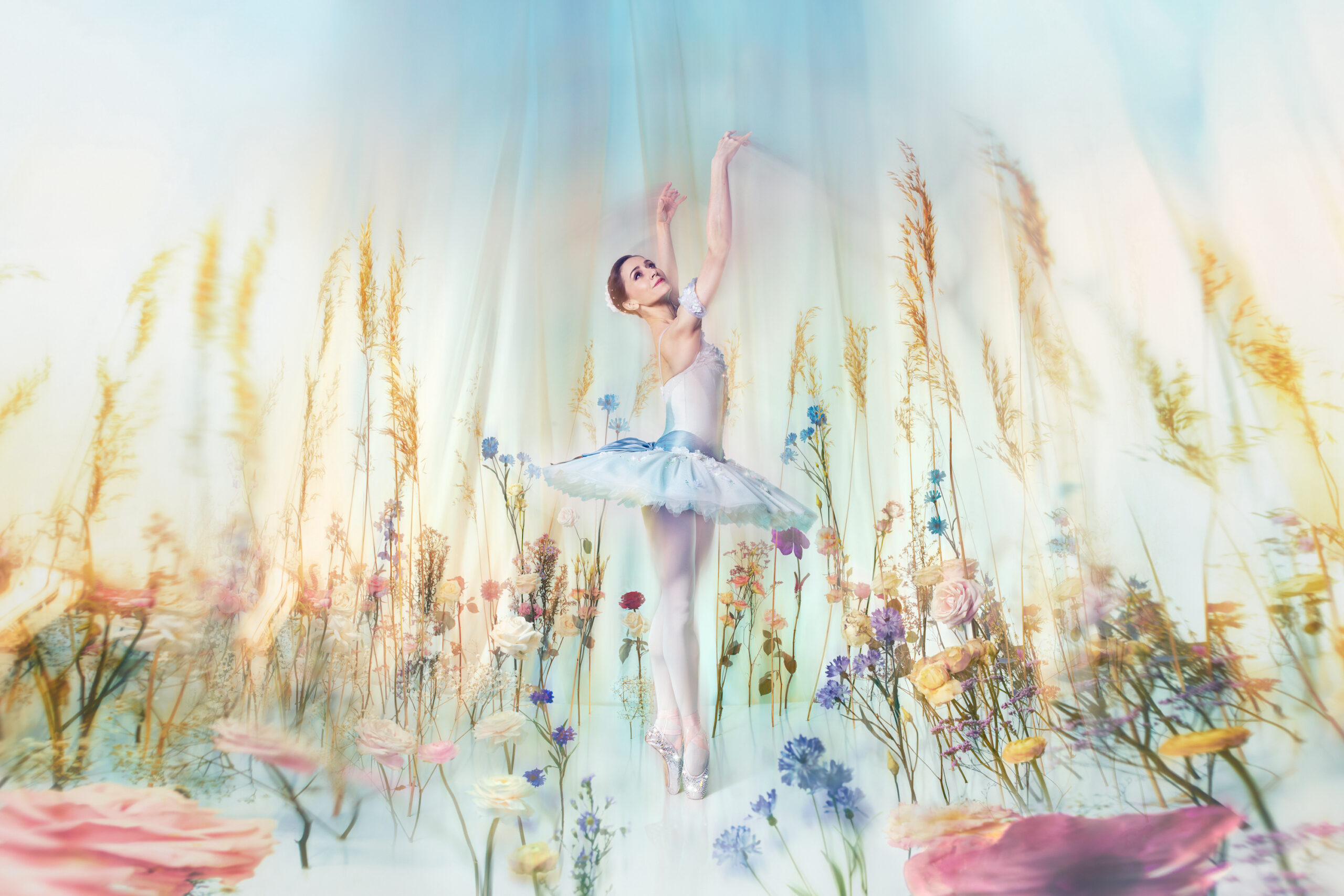 Marianela Núñez nella nuova produzione di Frederick Ashton di Cenerentola, The Royal Ballet ©2023 Sebastian Nevols