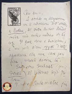 Carabinieri restituiscono lettera di D'Annunzio trafugata dalla BNC Roma