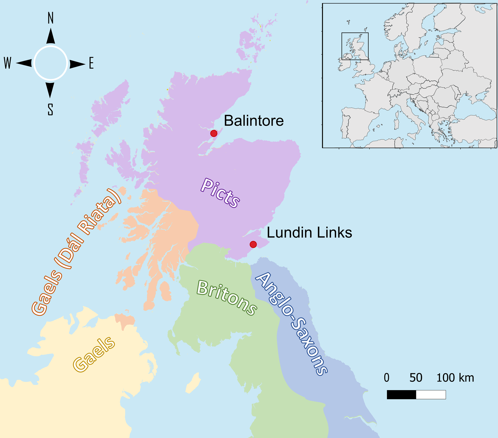 Pictish ancestry sampling locations Scotland
