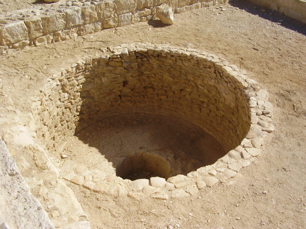 monastero bizantino vino di Gaza Ancient wine press in Avdat Oboda, Israel, in the Negev Highlands Gaza wine Byzantine