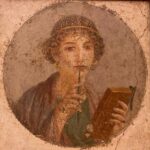 Saffo Pompei Museo Archeologico Nazionale di Napoli