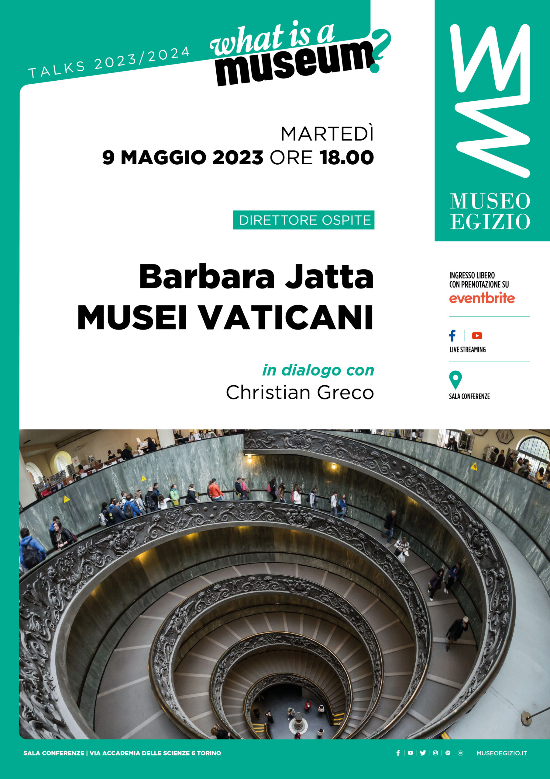Il primo evento con Barbara Jatta dei Musei Vaticani per What is a Museum? 