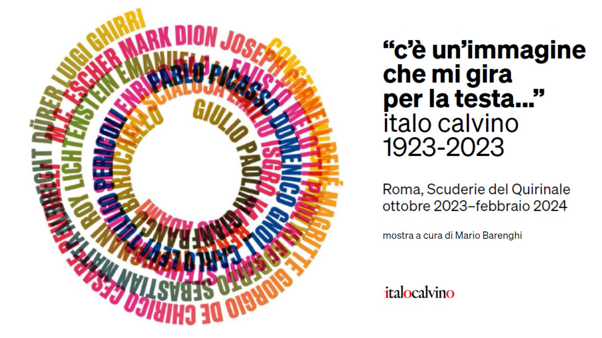 Italo Calvino 1923-2023 - C’è un’immagine che mi gira per la testa…