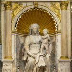 restauro della Madonna del Parto di Jacopo Sansovino