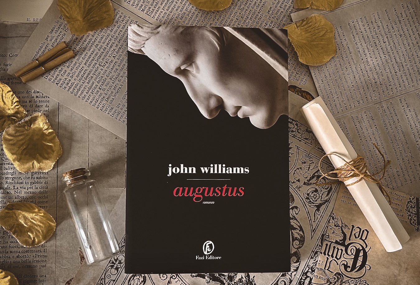 Augustus di John Williams, pubblicato da Fazi Editore (2021) nella collana Le strade Ottaviano Augusto
