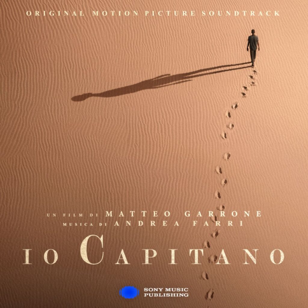 la cover della colonna sonora di Io Capitano, a cura di Andrea Farri
