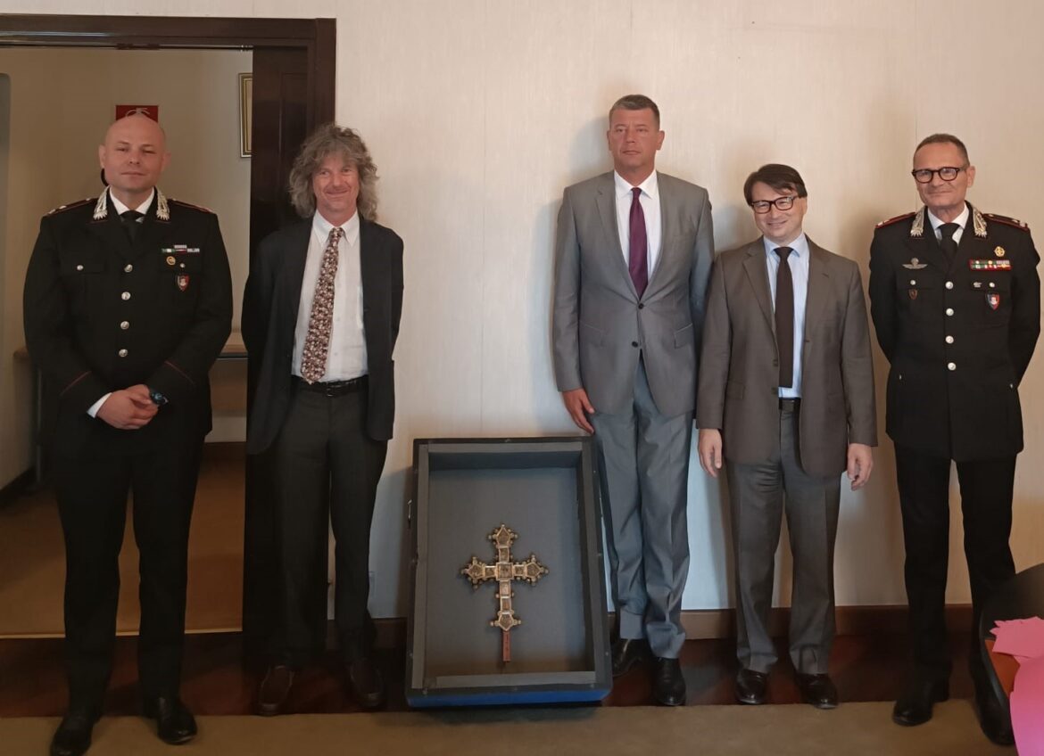 Carabinieri Croazia croce astile XIV Zara