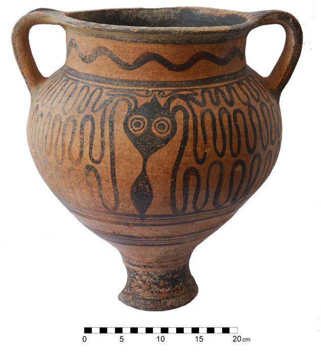 Hala Sultan Tekke Cyprus Bronze Age Minoan Octopus Krater