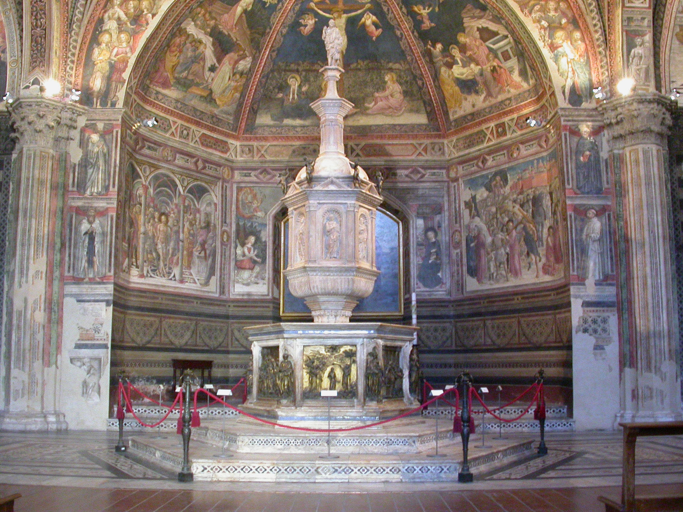Fonte Battesimale, Battistero di San Giovanni a Siena