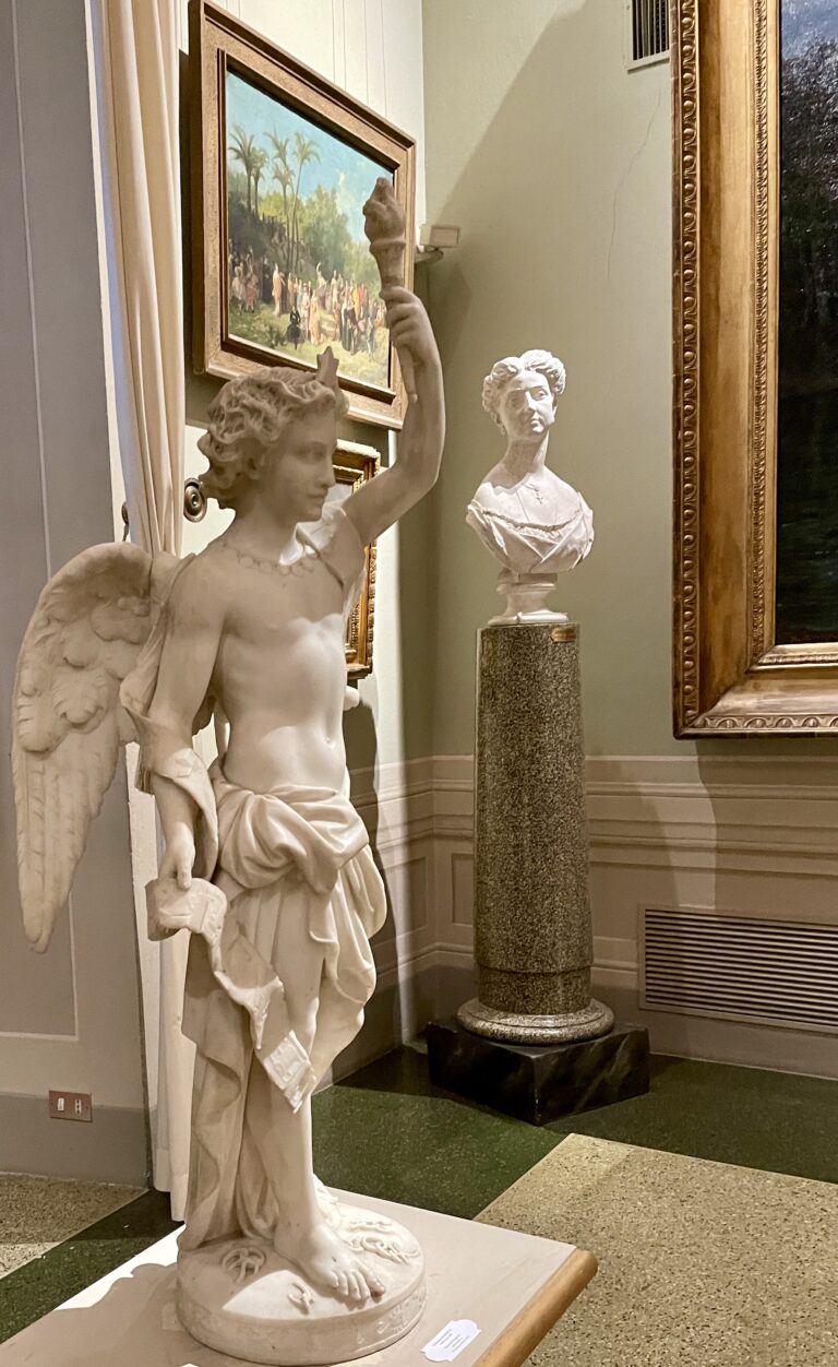 Pasquale Romanelli, Genio del Progresso opere Galleria d'Arte Moderna Palazzo Pitti