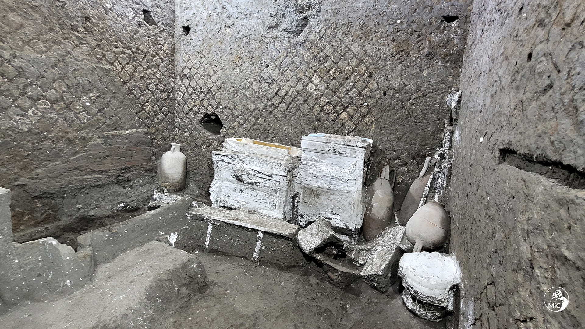 Stanza degli schiavi ricostruita vita Civita Giuliana Pompei