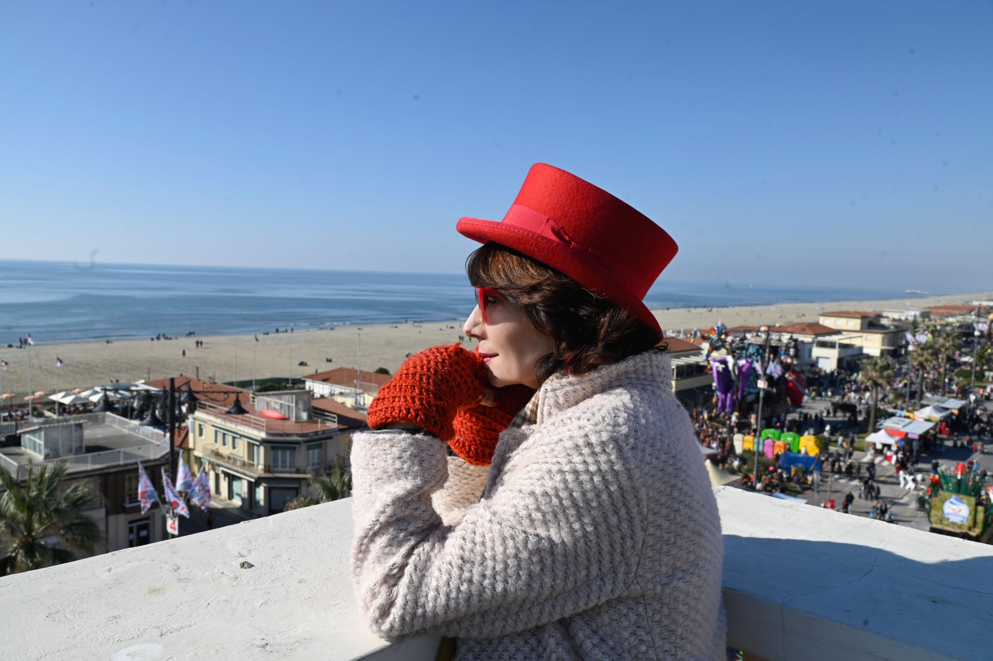 Elisabetta Sgarbi a Viareggio. Crediti per la foto: Simona Chioccia