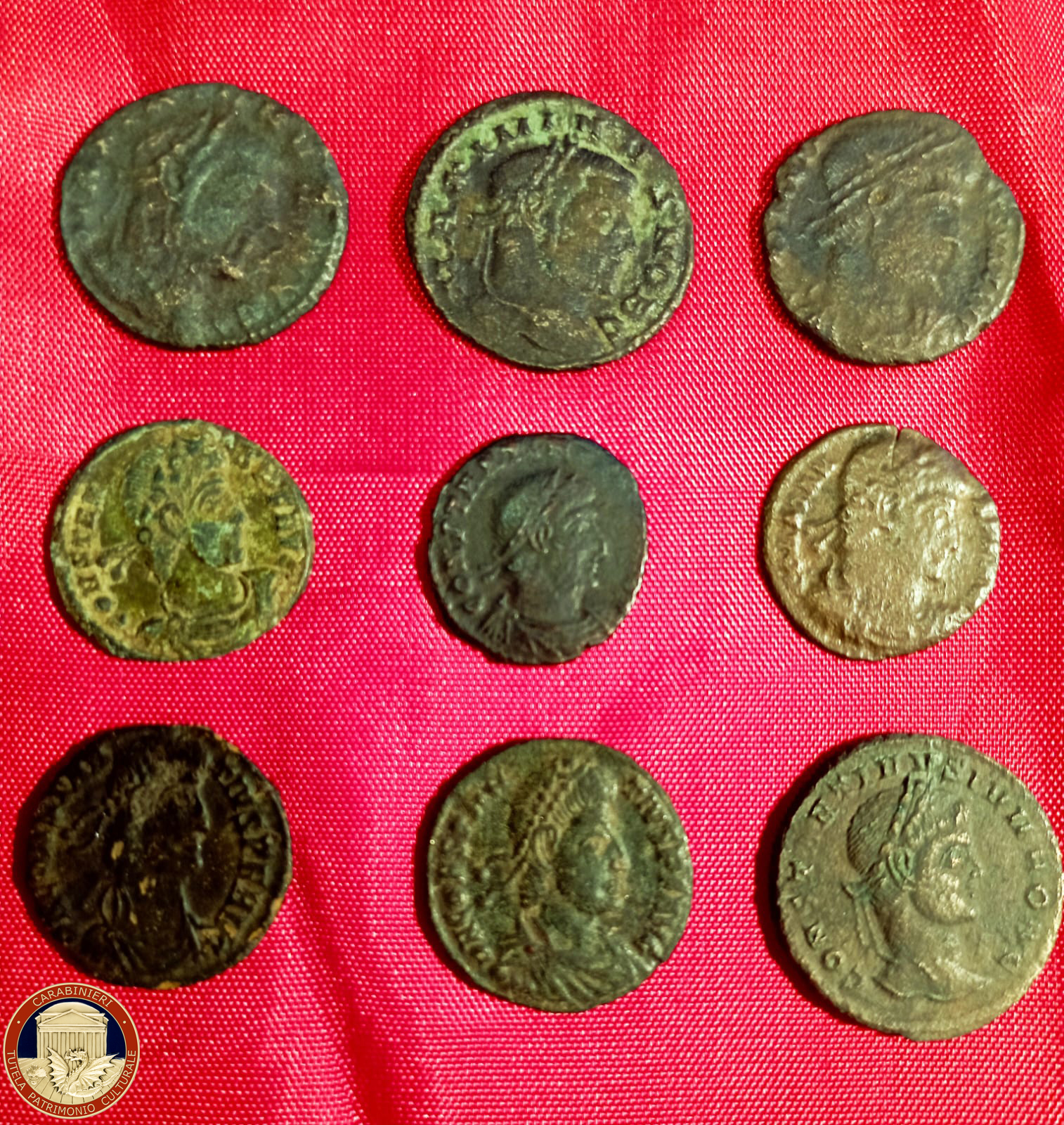 Carabinieri restituiscono nove monete di epoca romana alla Croazia