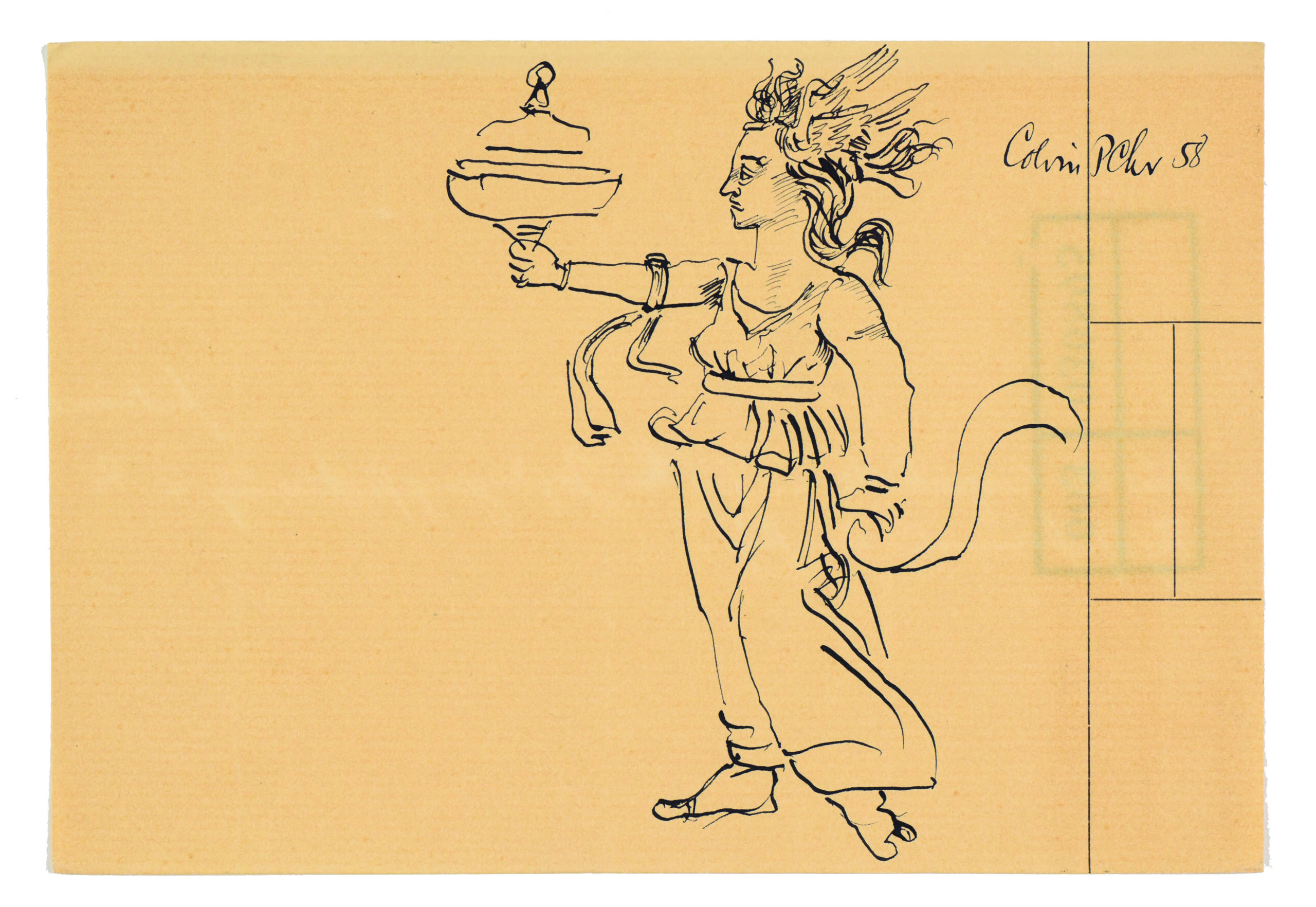 Aby Warburg Medea 1898–1900 ca. Foglio da Zettelkasten n. 63, 105 × 164 mm Londra, The Warburg Institute Archive, WIA III.2.1, 063-036895