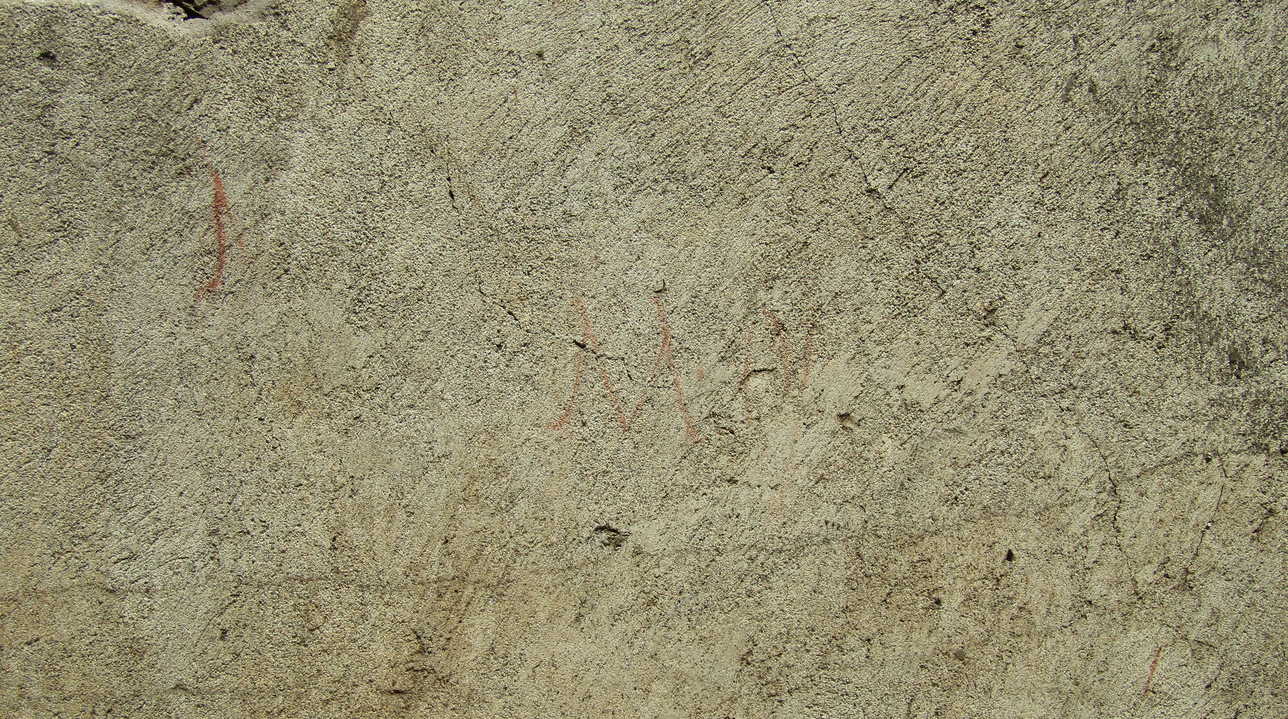 iscrizione larario parete nord