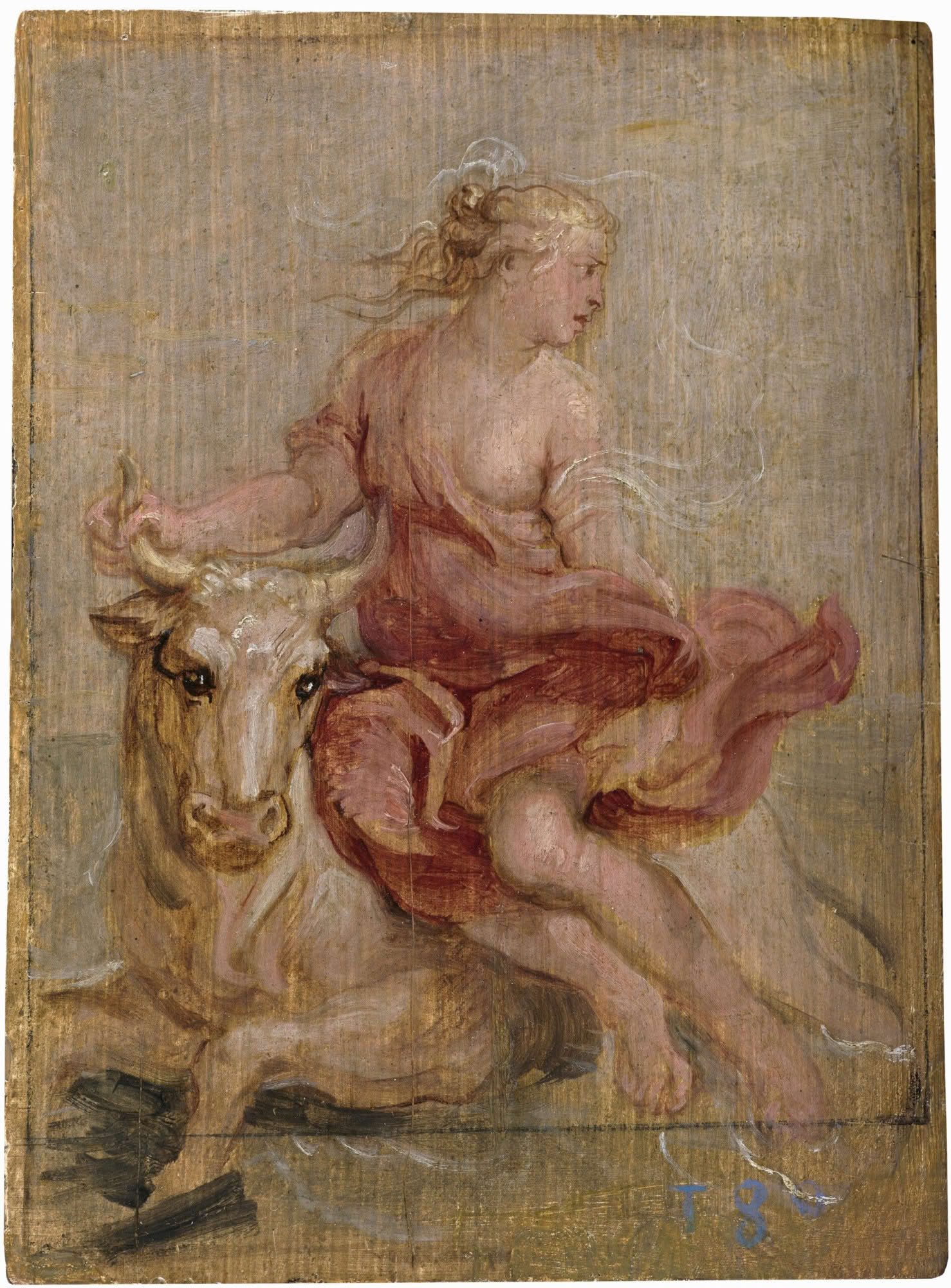 Pieter Paul Rubens Ratto di Europa 1635 olio su tavola, 18,7 x 13,7 cm Madrid, Museo Nacional del Prado © Archivio Fotografico. Museo Nacional del Prado. Madrid