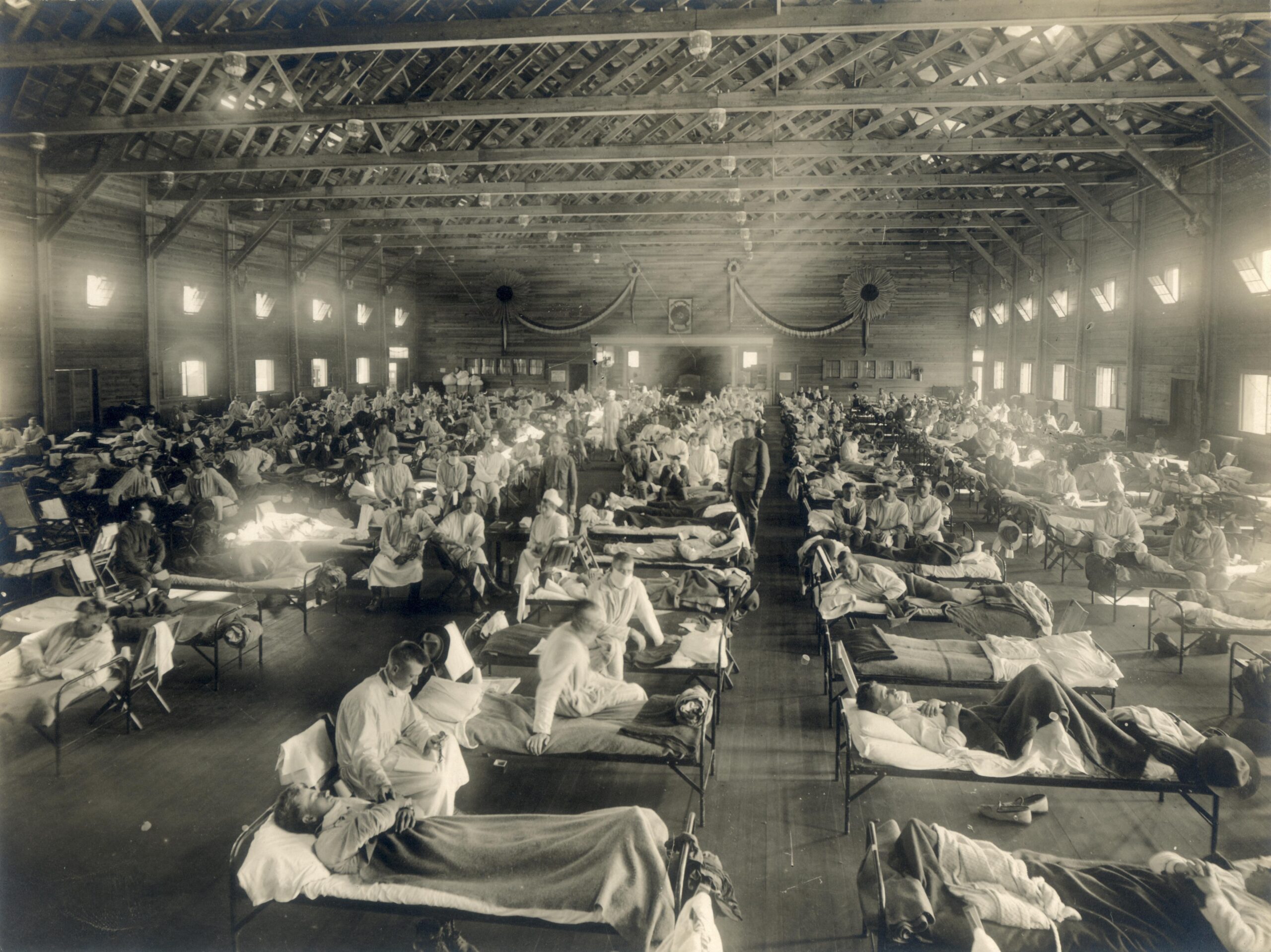 1918 influenza emergency camp