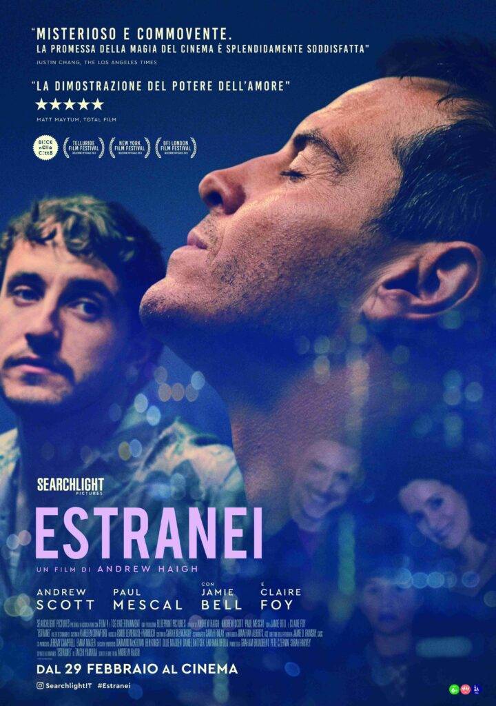 poster Estranei (All of Us Strangers), di Andrew Haigh