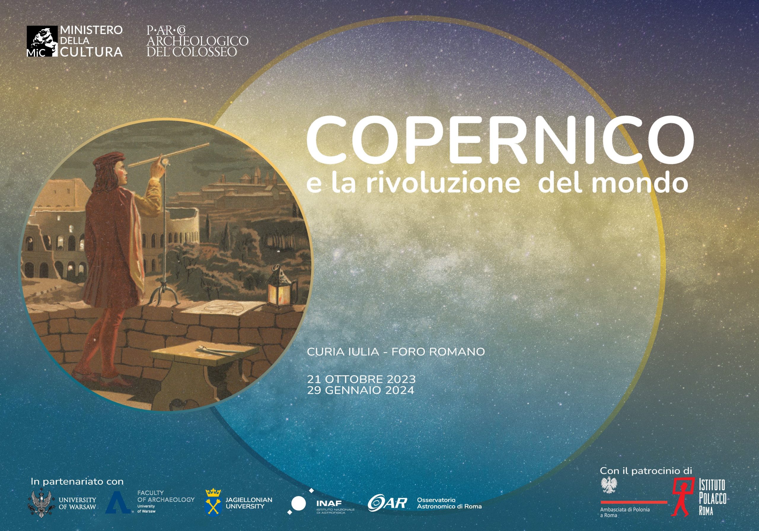 Copernico e la rivoluzione del mondo, la mostra Roma Curia Iulia