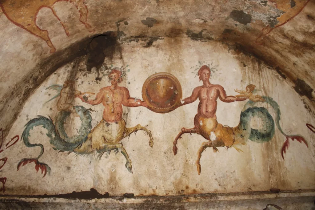 Tomba del Cerbero a Giugliano scoperta
