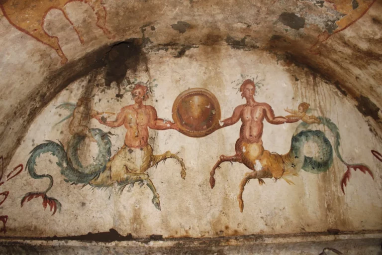 Tomba del Cerbero a Giugliano scoperta