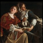 Artemisia Gentileschi Giuditta e Abra con la testa di Oloferne 1640-1645 Olio su tela, cm 115x116,5 Terni, Fondazione Cassa di Risparmio di Terni e Narni, Collezione d’Arte