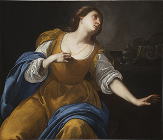 Artemisia Gentileschi Maddalena 1630-1635 Olio su tela, 108x78,5 cm Beirut (Libano), Sursock Palace Collection
