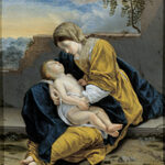 Orazio Gentileschi Madonna con il Bambino dormiente in un paesaggio 1622 circa Olio su rame, 30,8x23,4 cm Genova, Musei di Strada Nuova - Palazzo Rosso
