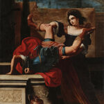 Elisabetta Sirani Timoclea uccide il capitano di Alessandro Magno 1659 Olio su tela, 228x174,5 cm Napoli, Museo e Real Bosco di Capodimonte