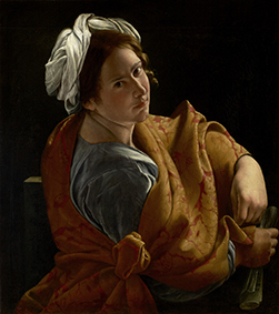 Orazio Gentileschi Ritratto di giovane donna come Sibilla 1620 circa Olio su tela, 81,6x73 cm Houston (Texas), Museum of Fine Arts
