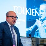 la mostra a Roma Tolkien. Uomo, Professore, Autore Gennaro Sangiuliano