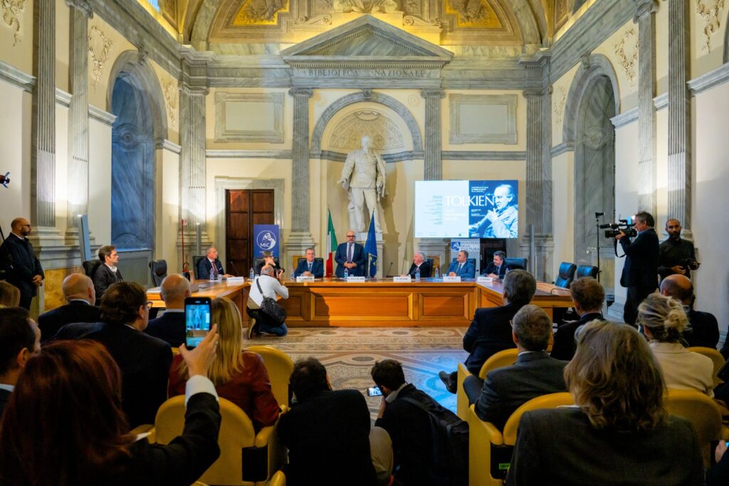 la mostra a Roma Tolkien. Uomo, Professore, Autore Gennaro Sangiuliano