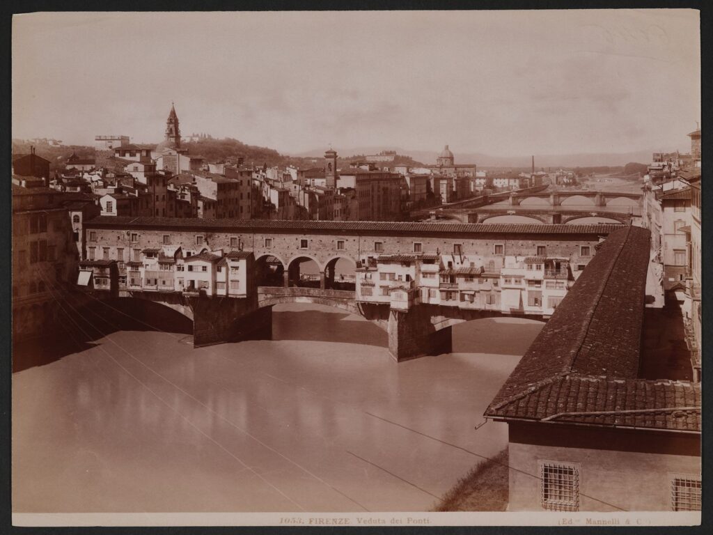 Corridoio Vasariano e Ponte Vecchio Regio Archivio Fotografico degli Uffizi