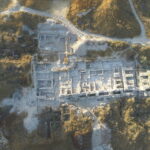 Aerial image of the excavations. Image courtesy of the Tandy archaeological expedition to Tel Gezer, CC-BY 4.0