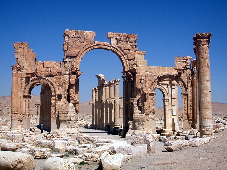 una delle porte fortificate di Palmira