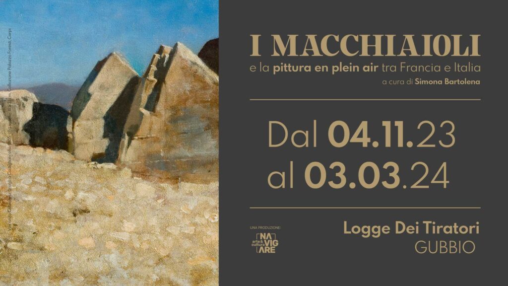 I Macchiaioli e la pittura en plein air tra Francia e Italia: la grande mostra a Gubbio, alle Logge dei Tiratori in Piazza Quaranta Martiri