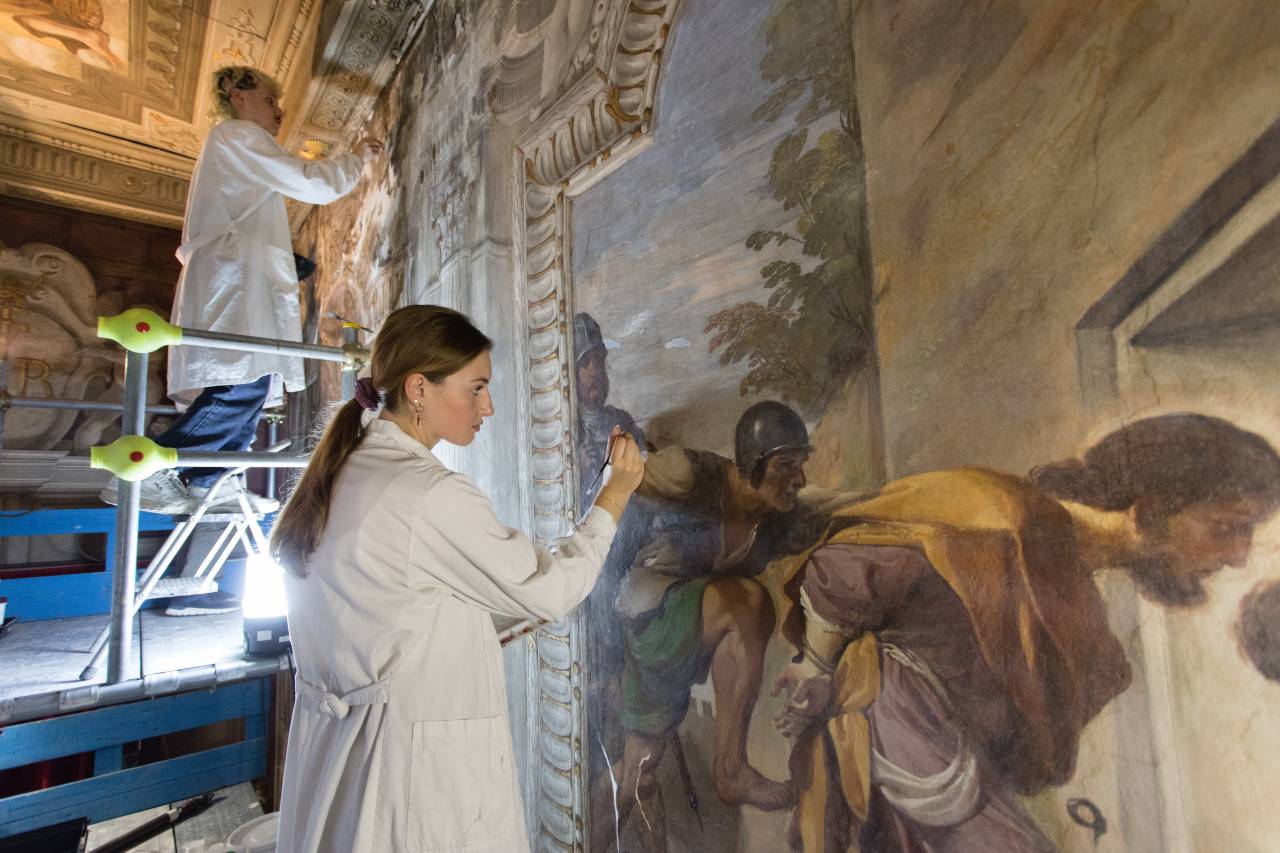 Bologna: restauro dell'affresco San Rocco gettato in carcere del Guercino