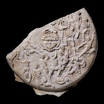 Fidia mostra Musei Capitolini Scudo di Atena Parthenos cd. Stragford Da Atene Marmo pentelico III secolo d.C. Londra, British Museum, inv. 1864,0220.18 Foto © The Trustees of the British Museum