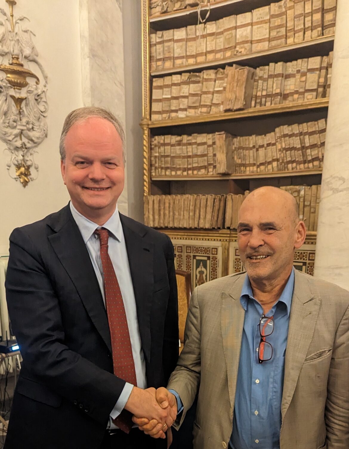 Eike Schmidt e Giordano Bruno Guerri