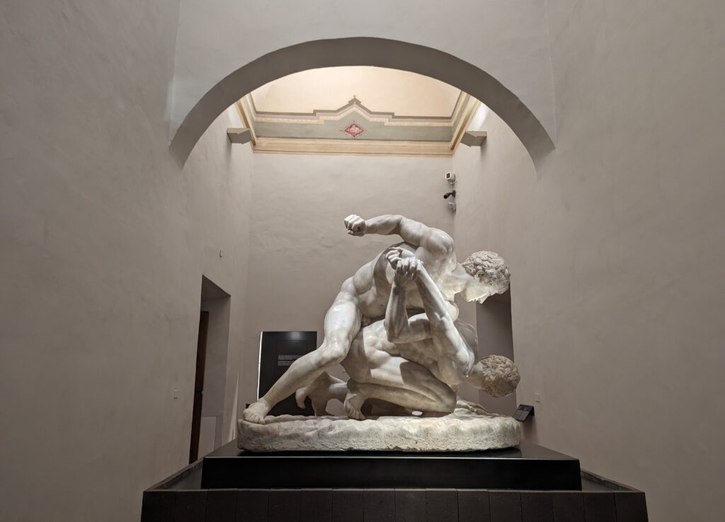mostra Divina Simulacra. Capolavori di scultura classica della Galleria I lottatori