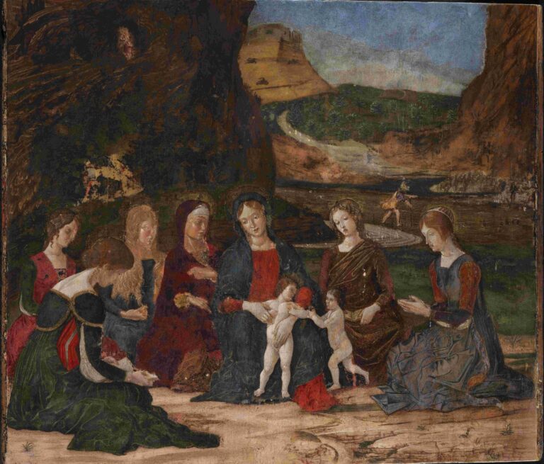 L'impronta di Andrea Mantegna: un dipinto riscoperto del Museo Correr di Venezia, la Madonna col Bambino, San Giovannino e sei sante