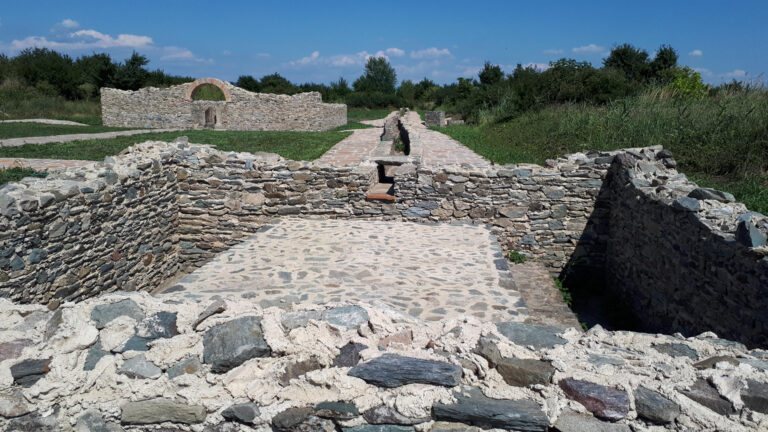 Roman aqueduct that supplied water to Viminacium, a large Roman city. Credits: Carles Lalueza-Fox