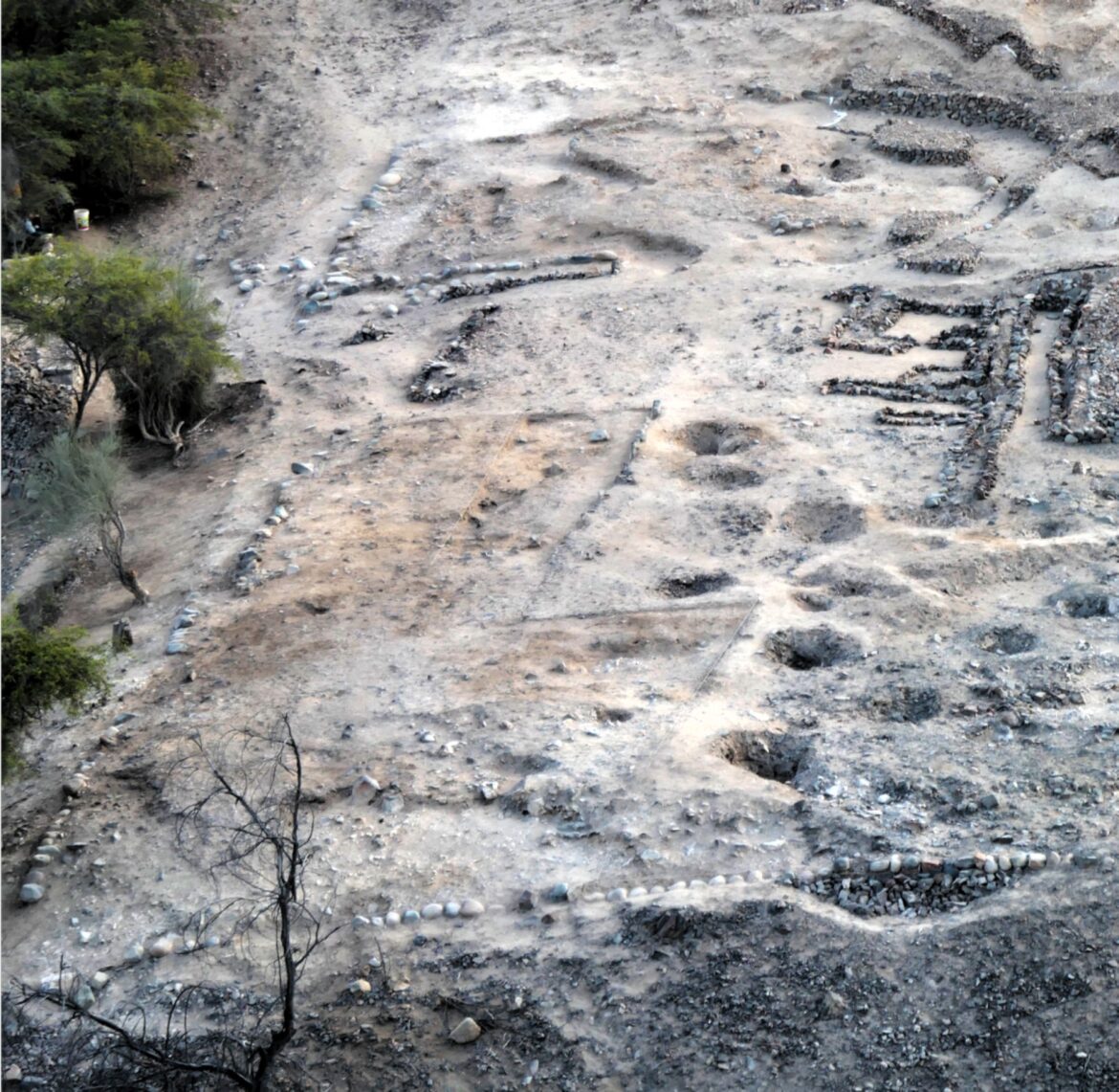 Un complejo arquitectónico de grandes dimensiones en El Trigal III the architectural complex from the Wari State at the archaeological site of El Trigal III (Photo Credits: equipo ACAIA-UAB)
