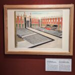bozzetto Adolf Hitler Firenze giorno della Memoria Silvio Polloni e aiuti Piazza della Repubblica, già Vittorio Emanuele II. Apparati per la visita di Adolf Hitler a Firenze 1938 Acquerello su carta