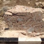 One of the studied burnt mudbricks. Credits: Dr. Yoav Vaknin, CC BY