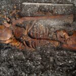 Syphilis America Skeleton at the site in Jubuicabeira II, Brazil. Photo Credits: Dr. Jose Filippini