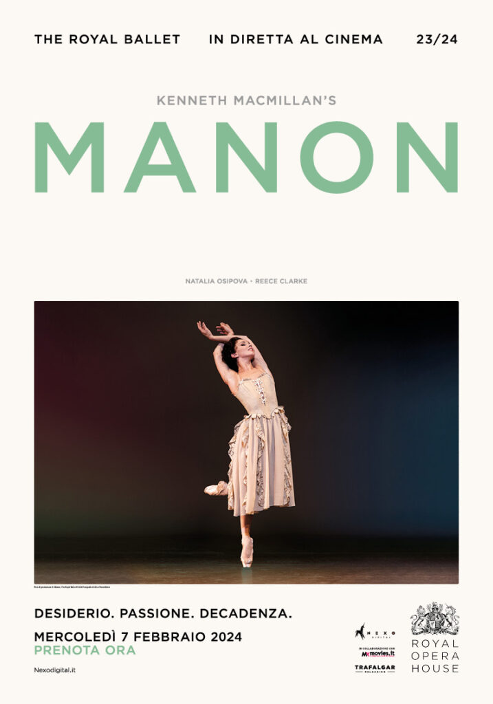 Royal Opera House Manon di Kenneth MacMillann cinema