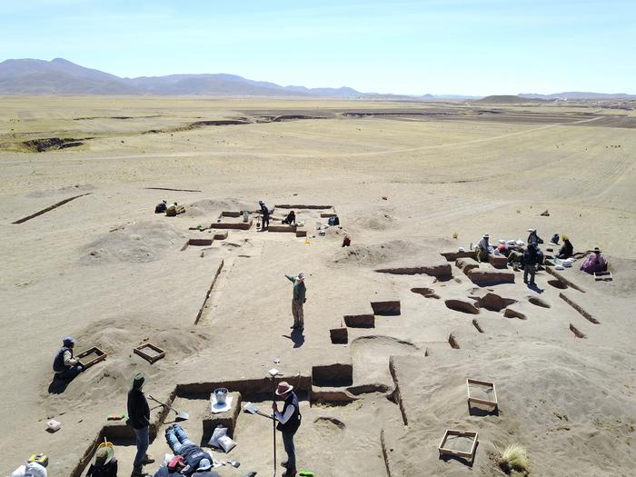 The Wilamaya Patjxa archeological site in Peru produced human remains showing that the diets of early people of the Andes were primarily composed of plant materials. Photo Credits: Randy Haas